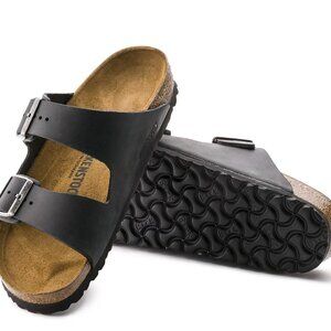 Arizona Sandal Oiled Leather Black